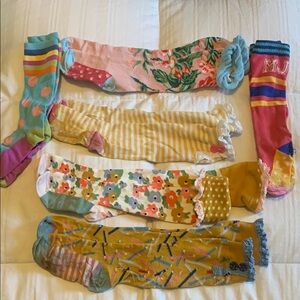 Matilda Jane tall kids socks. 6 pairs